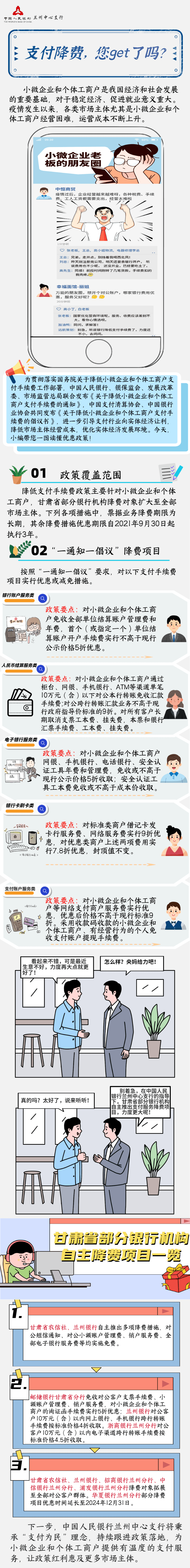 支付降费让利于民⑤一图读懂支付降费政策要点