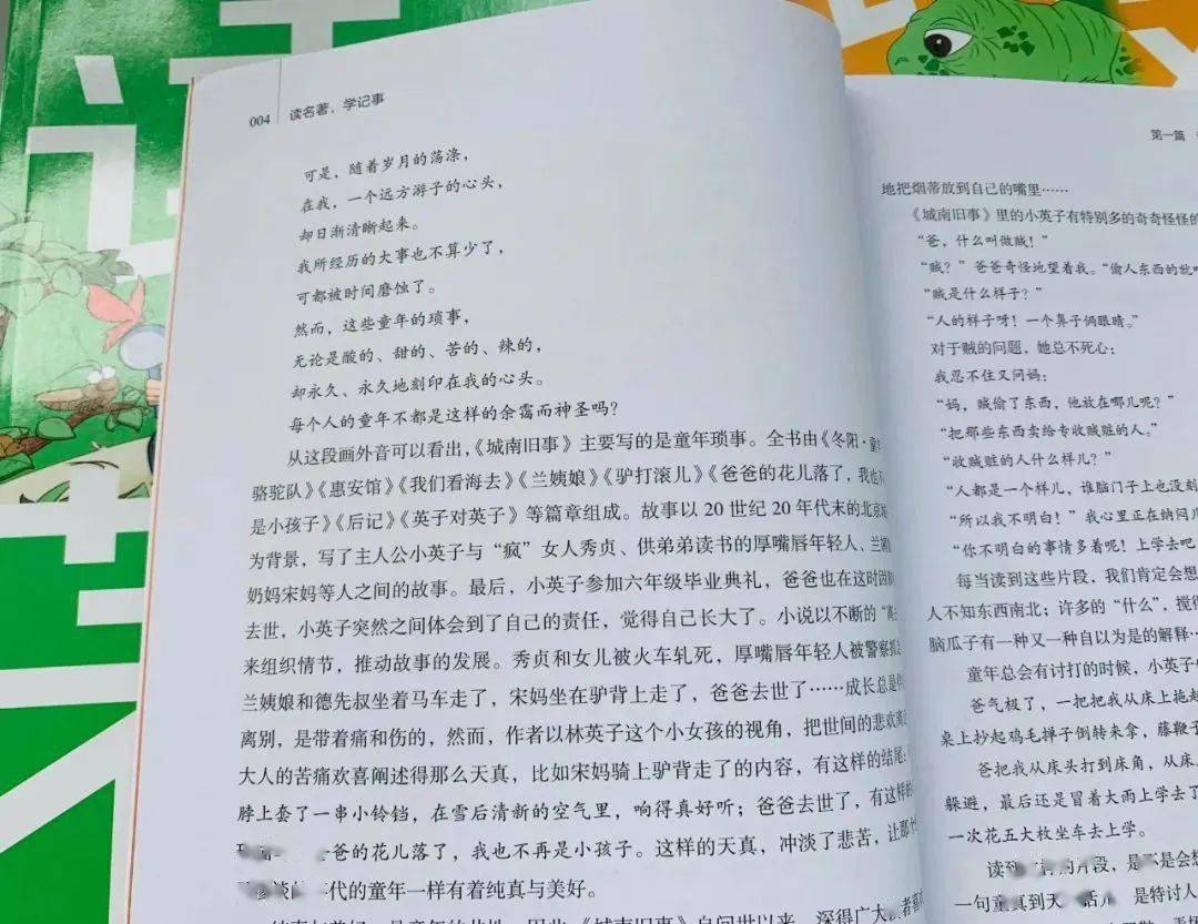 所以今天要给大家分享这套《读名著 学作文》(全4