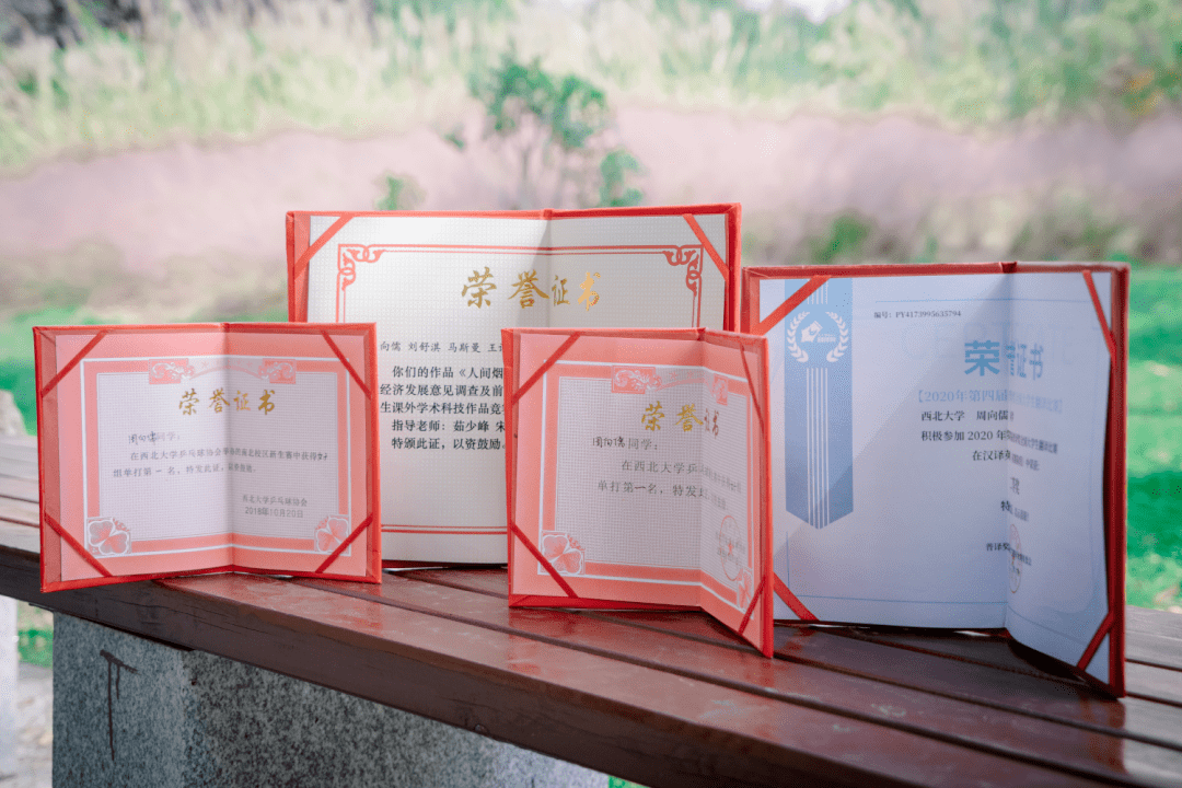 获得国家奖学金及三次校级一等奖学金