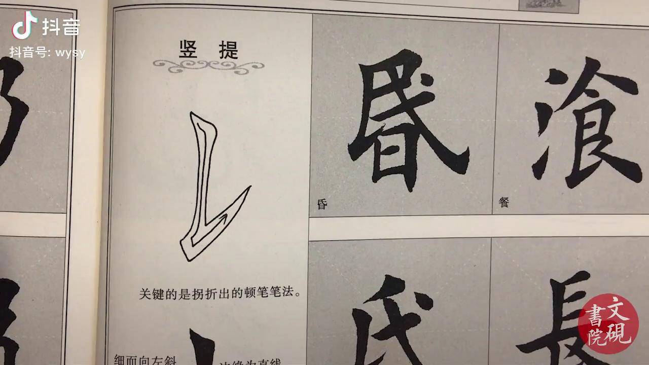 两分钟学会欧楷田楷笔画竖提详细讲解范字氏书写文砚书院王家宾