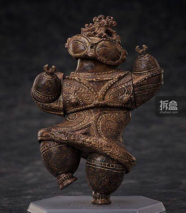 figma桌上美术馆绳文时代遮光器土偶q版可动艺术手办