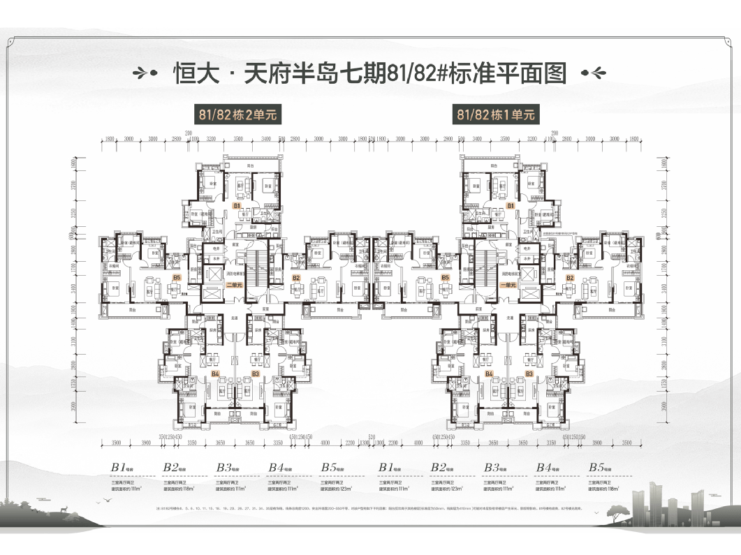 恒大天府半岛七期选房攻略!_户型_朝向_两端