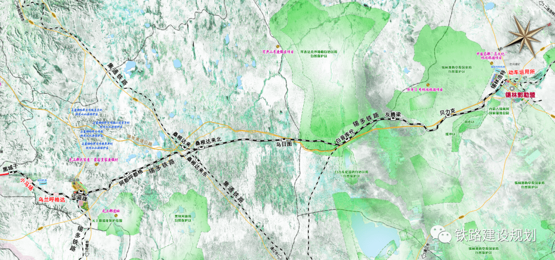 锡林浩特至太子城铁路建设方案出炉!_锡林郭勒盟_崇礼_km