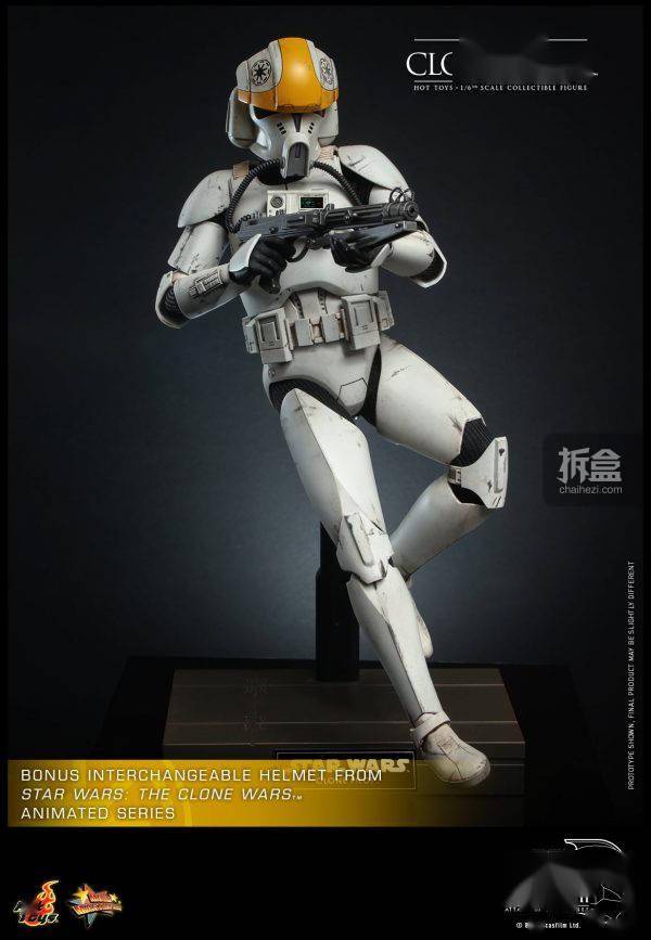 hottoys 星球大战克隆人飞行员白兵战斗机器人1/6可动人偶_星战_吉奥