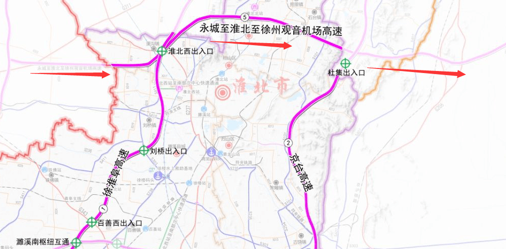 s101淮徐快速通道南段工程于2022年2月20日完工.