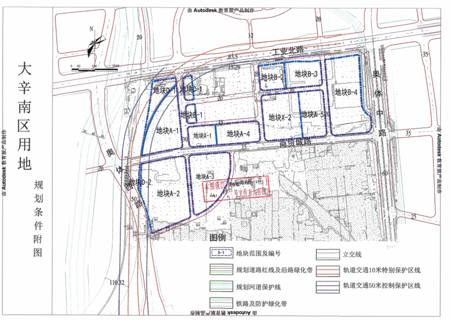 其中位于王舍人片区,北至工业北路,东至奥体中路的大辛庄南区成交5宗