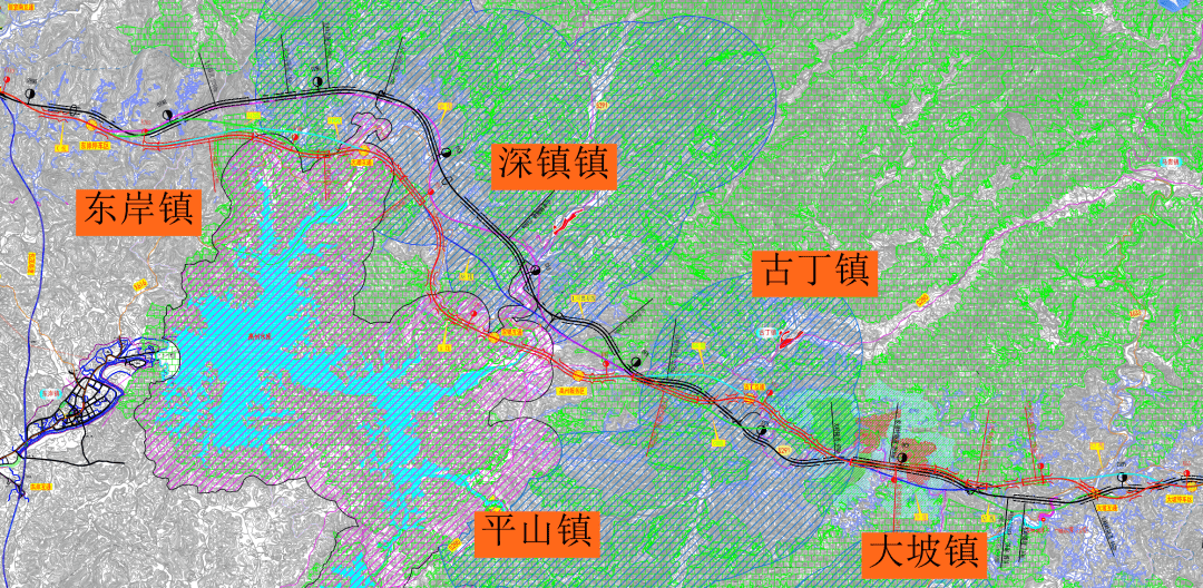 阳信高速东岸段总征地约1386亩涉及9个村委会已完成土地丈量820多亩