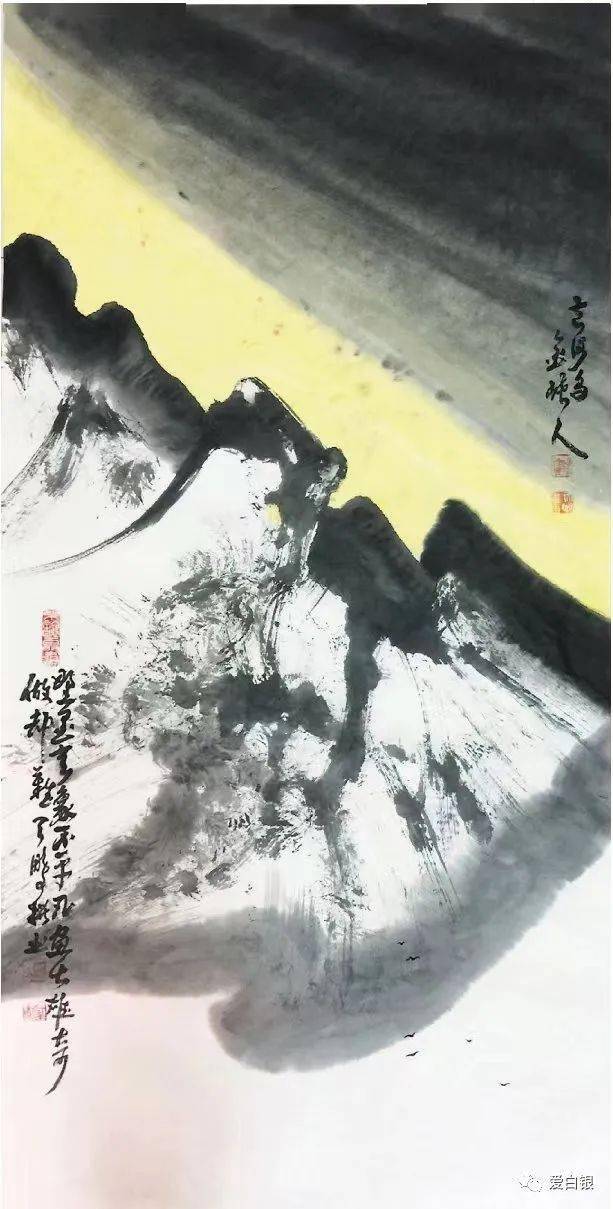 作品欣赏:刘天鹏,野墨意象大写意山水画创造者,国家一级美术师,国画