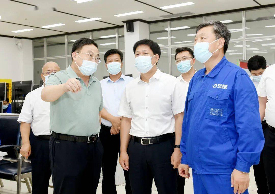 8月7日,市委书记康彦民到渤海新区,黄骅市调研.