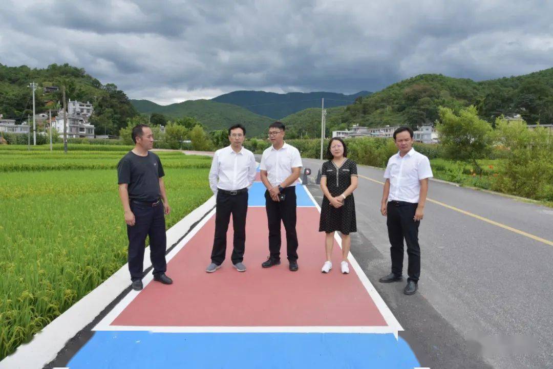 8月12日,中共南涧县委书记王绍基走进乐秋乡,公郎镇,综合调研乡村振兴