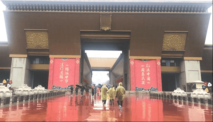 “幸福的雨”落下啦|邂逅雨中的法门寺