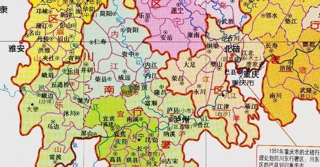 四川省的区划调整,18个地级市之一,宜宾市为何有10个区县?