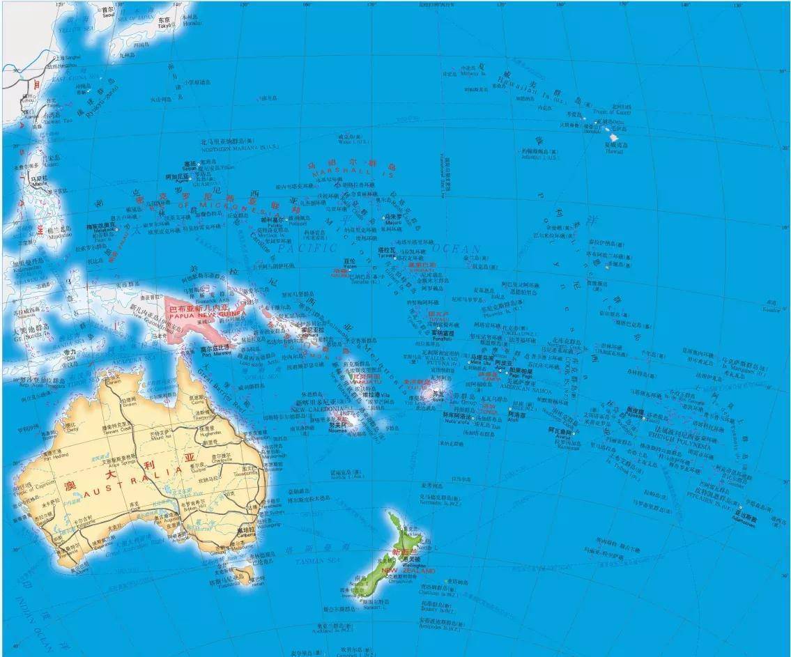 大洋洲陆地总面积约897万平方千米,约占世界陆地总面积的6,是世界上