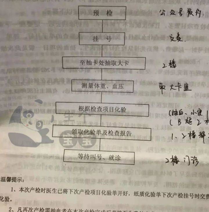 窗口或者诊间预约孕妈妈真实分享二 产检攻略产检频率建大卡后到28周