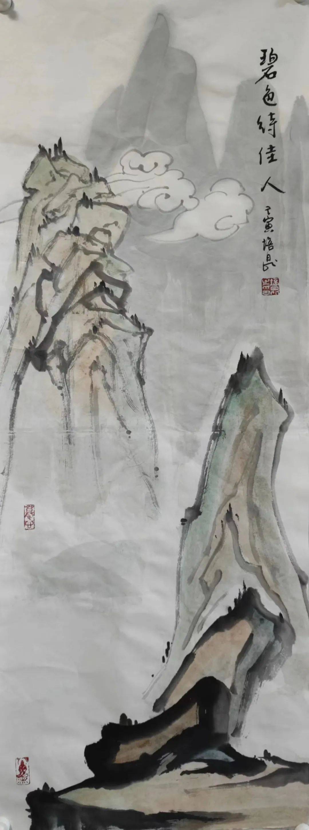 王培昆/2023卯兔迎新—当代中国画名家小品邀请展_作品_罗汉_状态