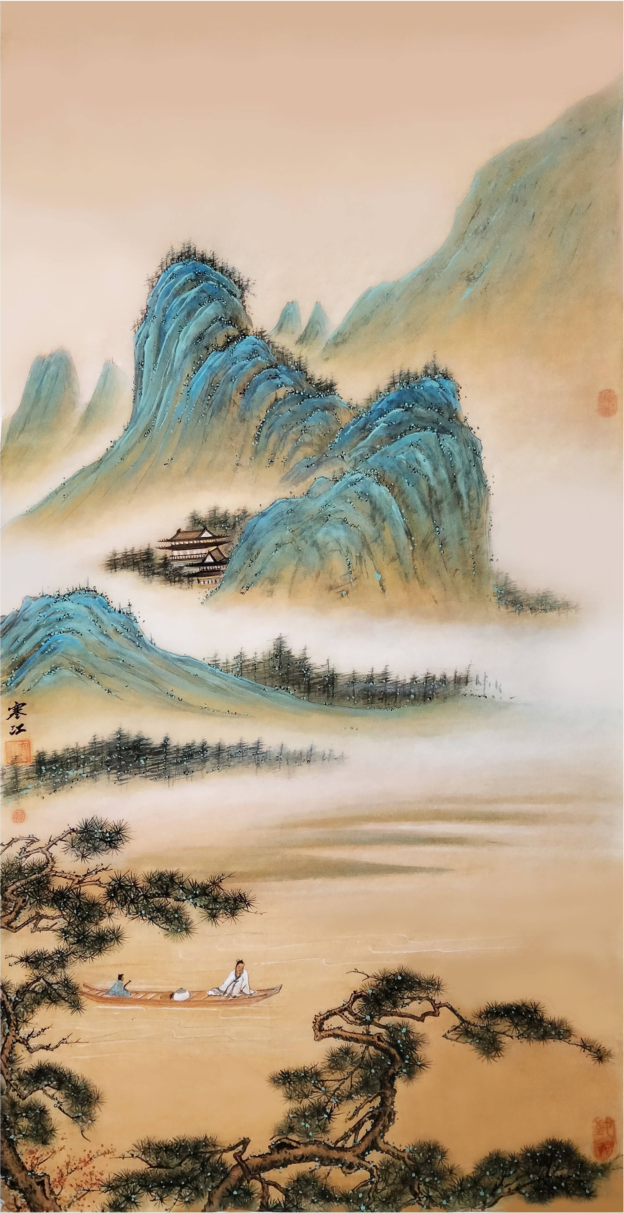 界画寒江---借古开今，师法天然