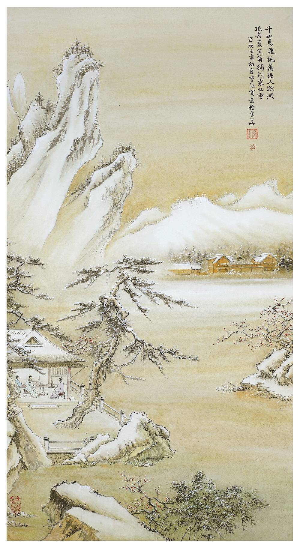 界画寒江---借古开今，师法天然