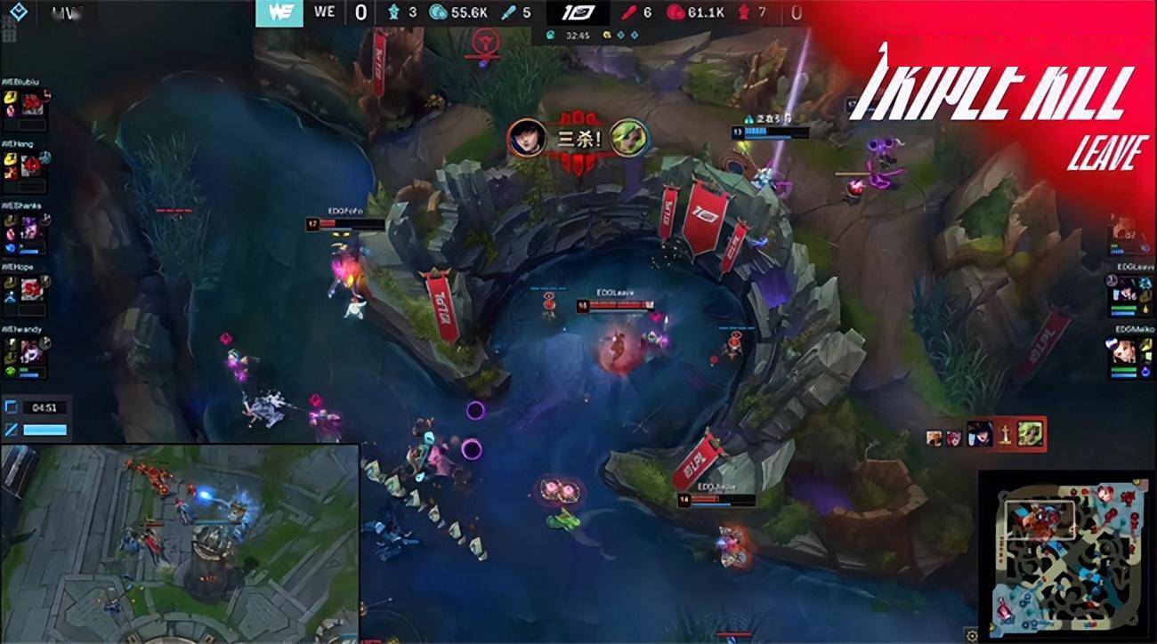 LOL-LPL：EDG极致分带运营“温水煮WE”，2-0解锁春季赛首胜