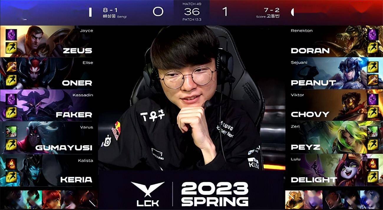 LOL-LCK：Faker安妮“一熊双吃”连抓波比两次，T1 2-1双杀GEN