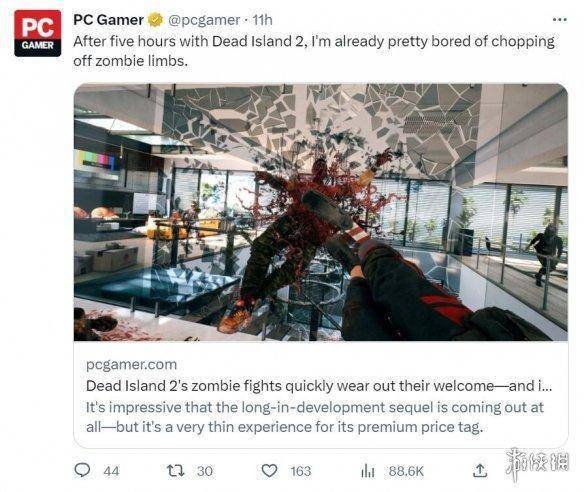 灭亡岛2好玩吗？PC Gamer试玩灭亡岛2后认为不如消光2！