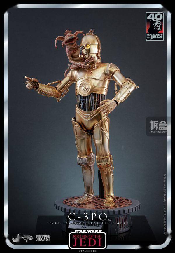 HOTTOYS 星球大战6 绝地归来 C-3PO 1/6合金可动听偶