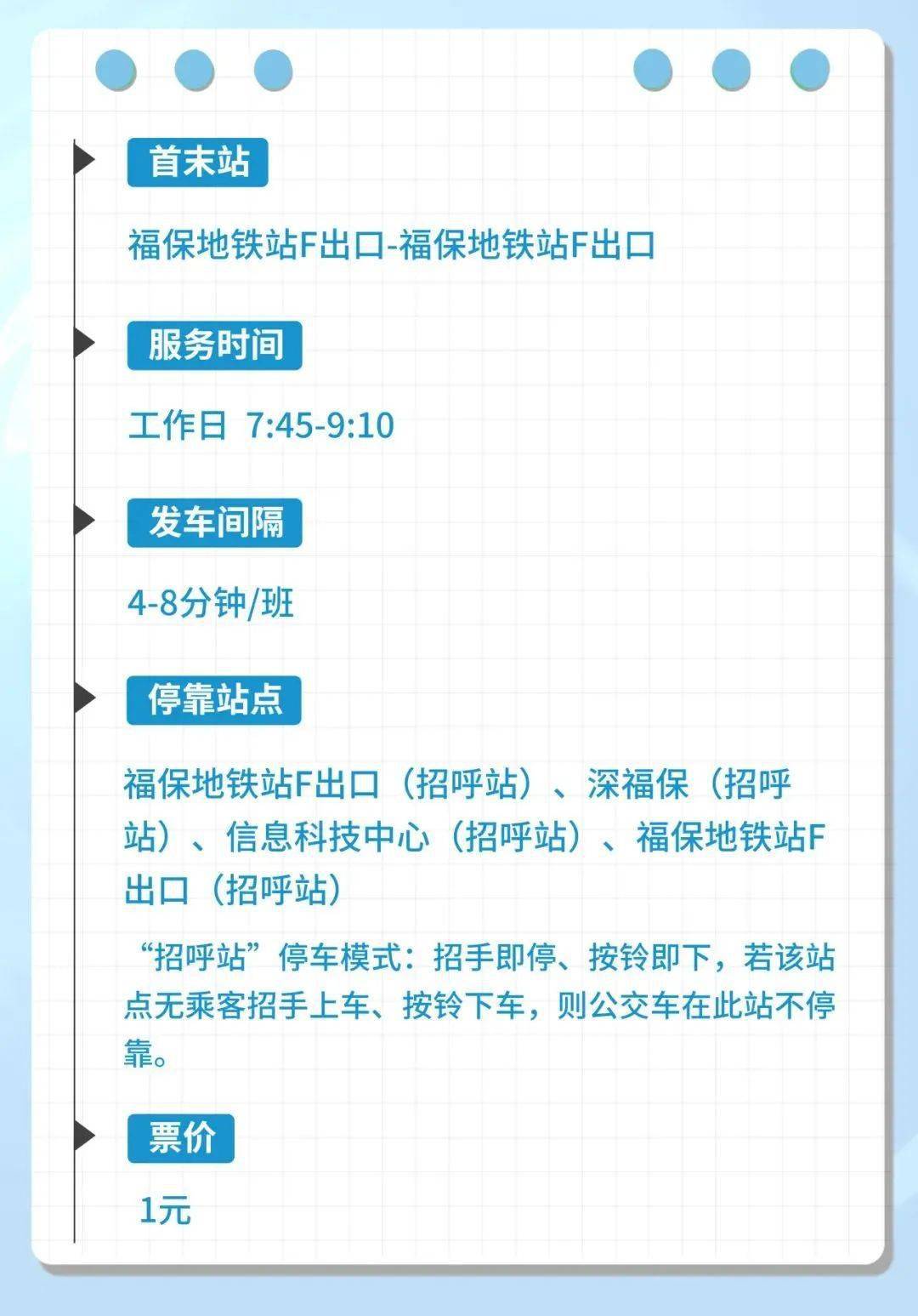 新开一条通勤专线！这里的上班族有福啦~