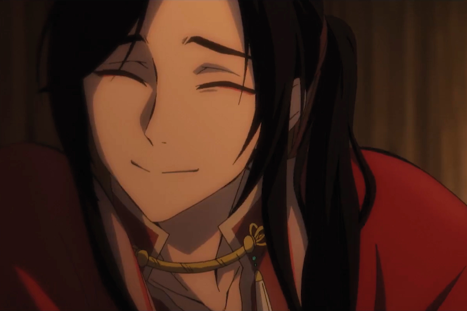 天官赐福花城欣慰的笑了