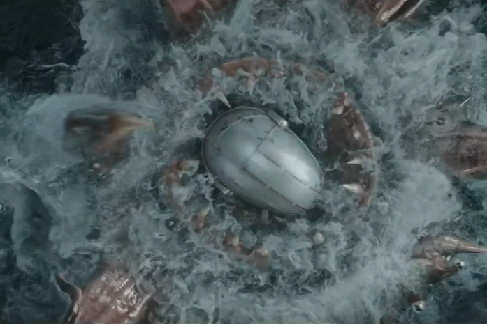 宝宝太好奇被巨型章鱼怪吞没曼达洛人3