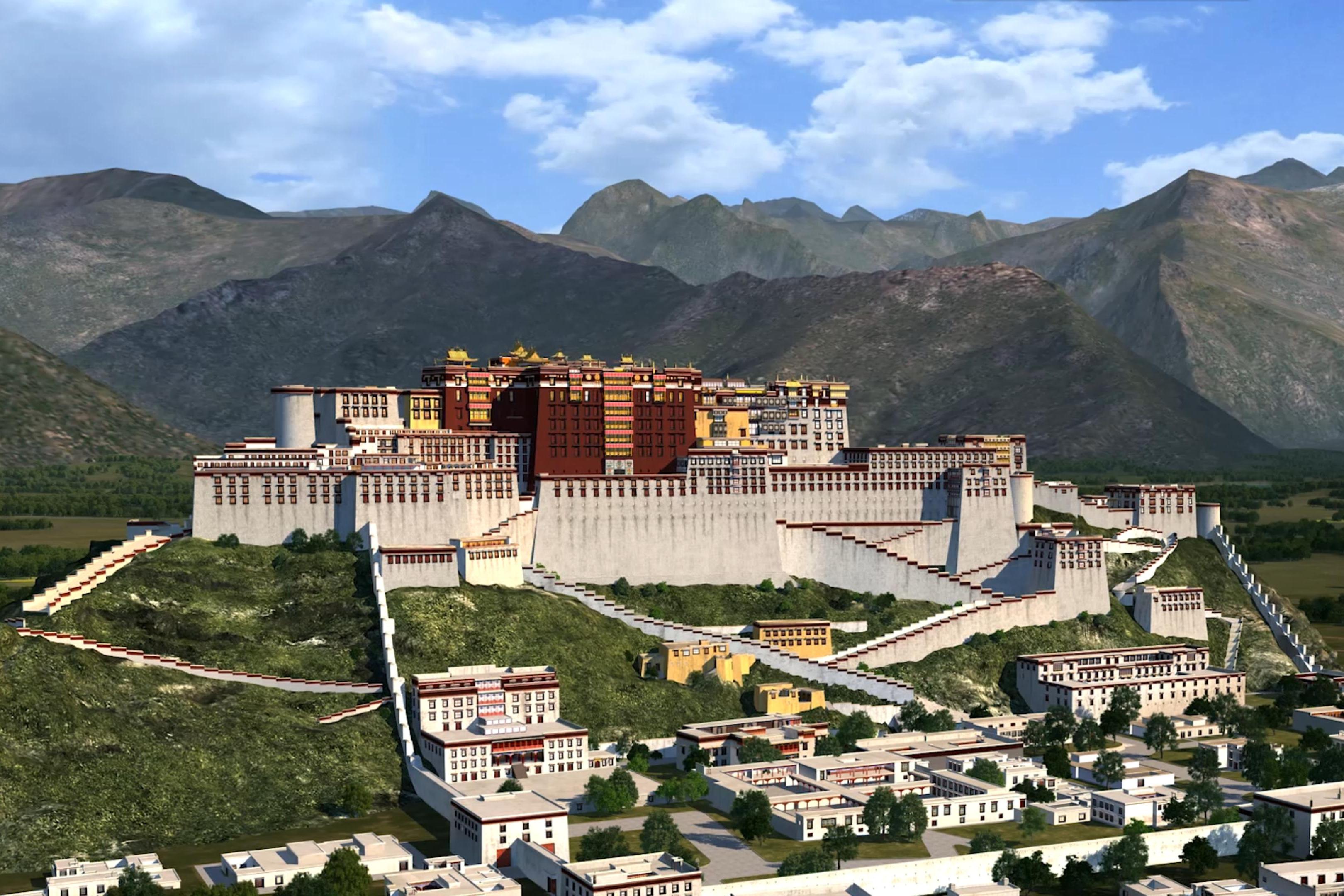 布达拉宫红宫简介来了,约115米13层楼,却有这么多处各类殿堂?