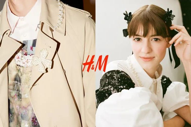 Simone Rocha×H&M合作系列，男女都可的极致浪漫~_的设计