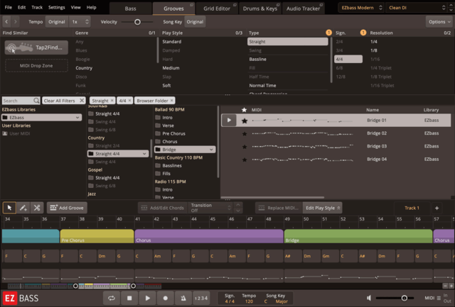 Toontrack EZbass虚拟低音音频工具