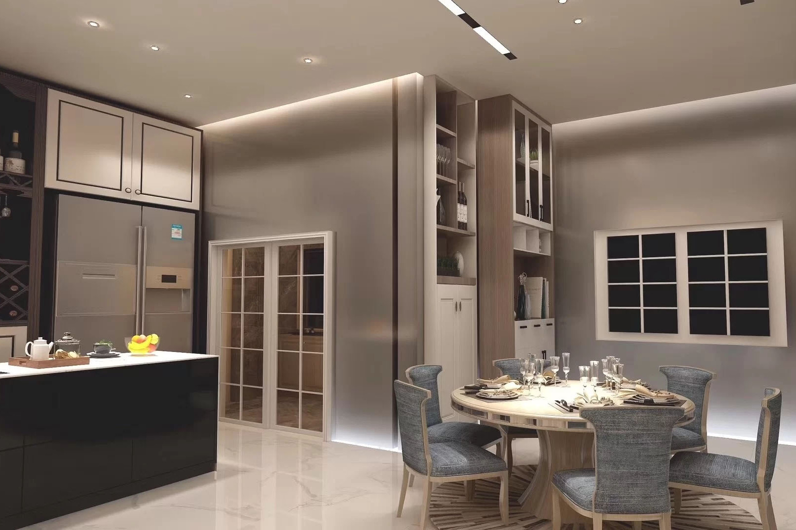 这样的餐厅无主灯设计,太有魅力格调了,你家餐厅安排上了吗?