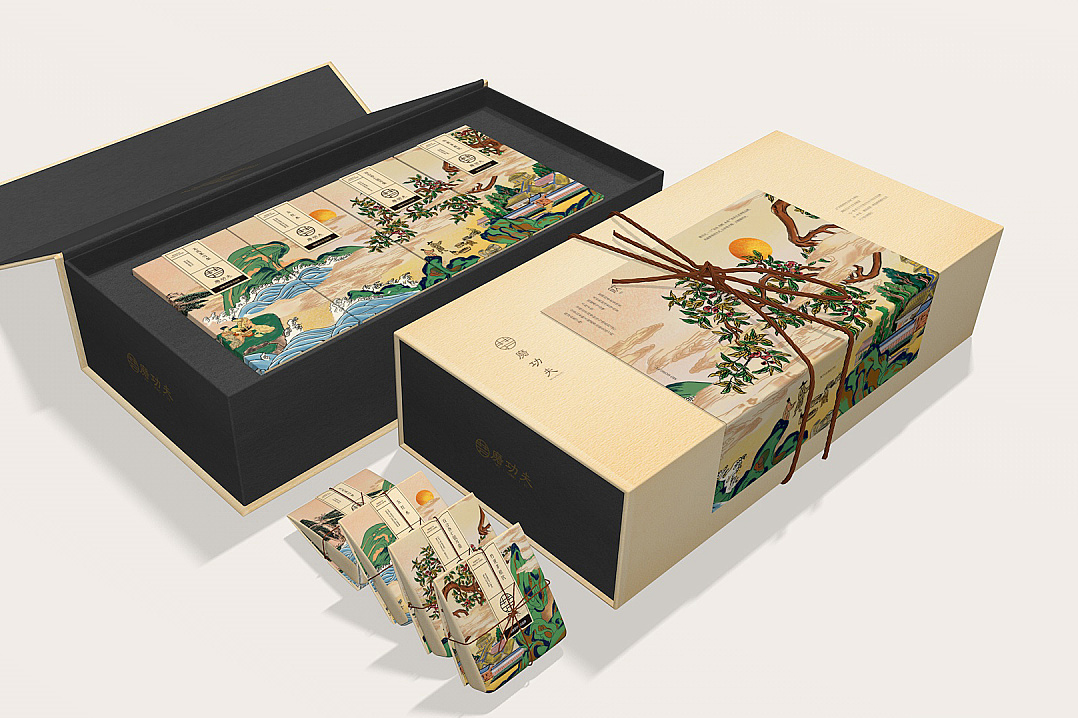 磨功夫养生茶包装