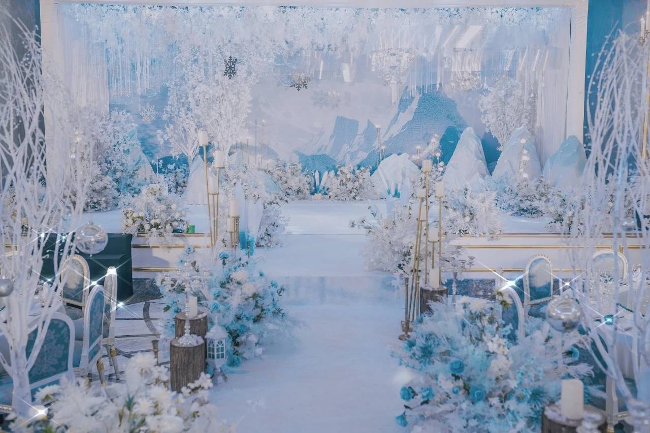 冰雪主题-婚礼设计|空间|舞台美术|0米小念0 - 原创作品 - 站酷 (ZCOOL)