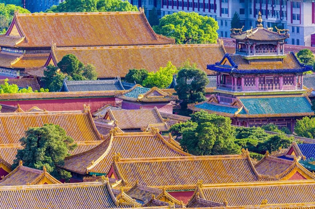 航拍北京故宫博物院 蔚为壮观-搜狐大视野-搜狐新闻