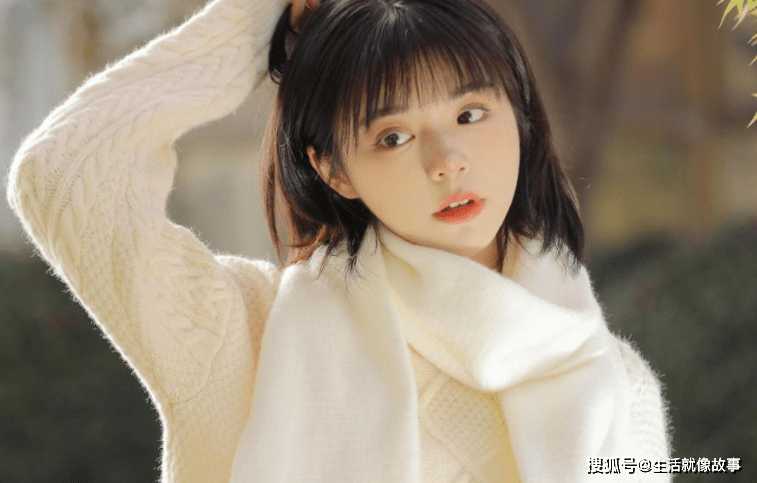 短发美女精致的五官优雅迷人，是心动的感觉啦！-搜狐大视野-搜狐新闻