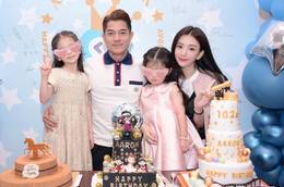 方媛携女儿为郭富城庆生 画面温馨幸福