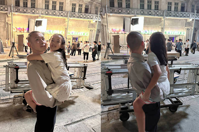 聂远儿童节晒与女儿合照，手托女儿彰显父爱力量