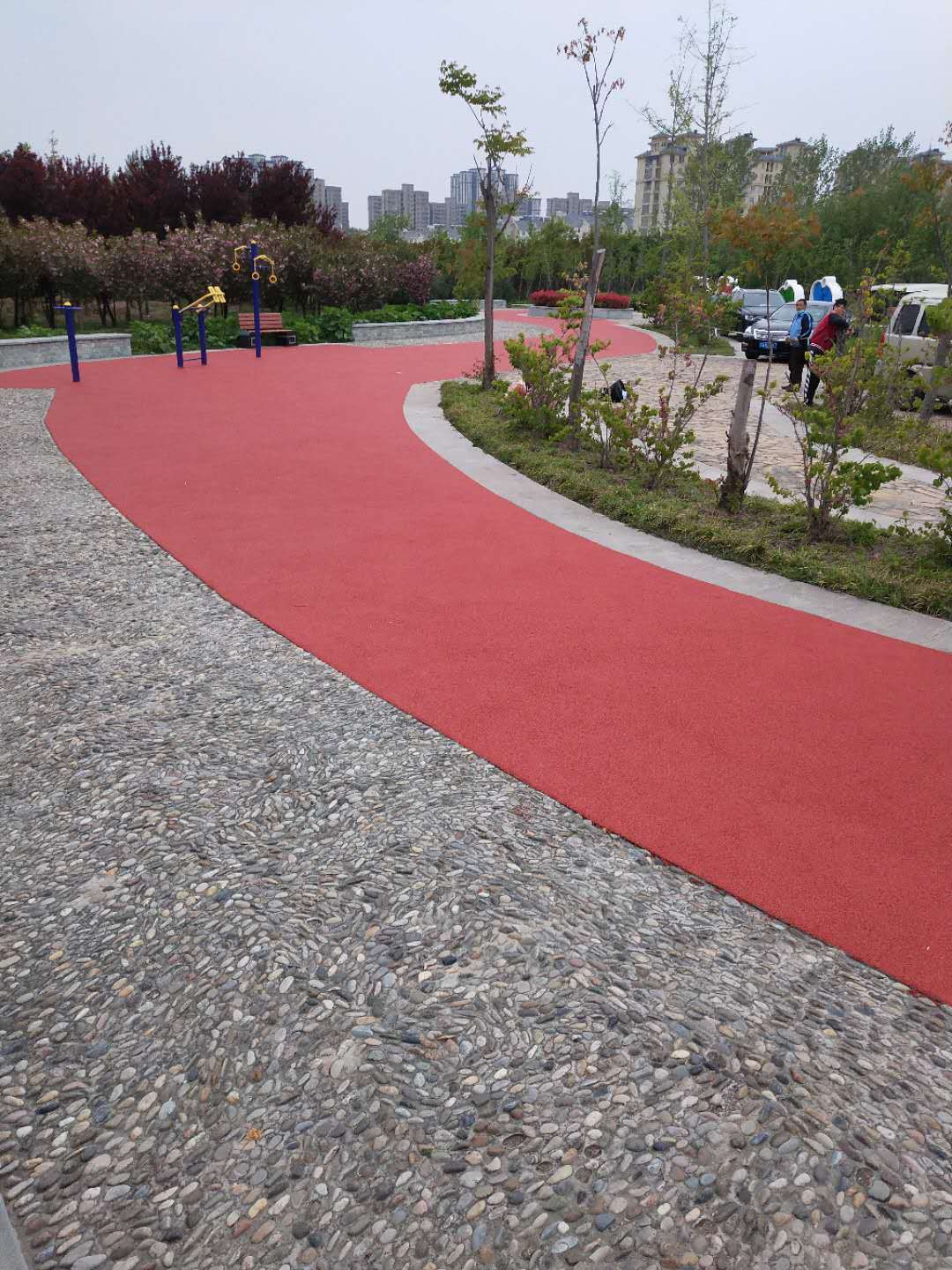 安徽省淮南市寿县体育公园epdm塑胶地坪