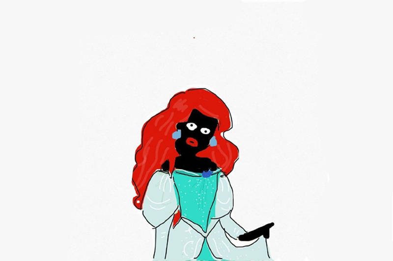 迪士尼黑皮肤的公主图片