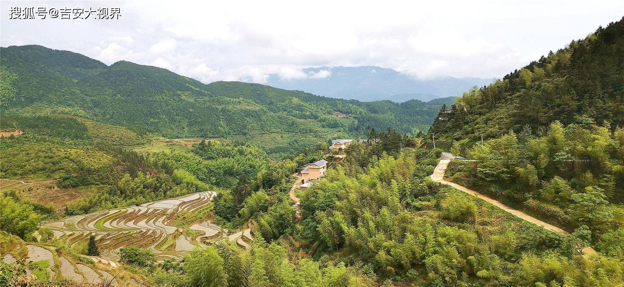 吉安视觉:遂川县桃源梯田风景如画 山水田园皆成景