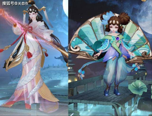 就拿大乔小乔的青蛇白蛇举例,完完全全就是摆在了过度锚点上