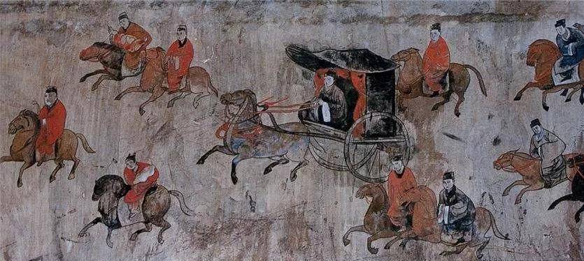 《宴饮百戏图》 《车马出行图》 墓主人之谜 说法一:"常十"墓 传说