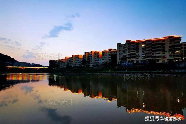 鸟瞰贵州遵义赤水长沙镇,贵州离长江最近地方,黔北门户中的门户