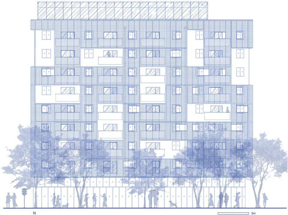 【美华建筑设计】城中村改造|老旧居民楼改造成时尚公寓_空间