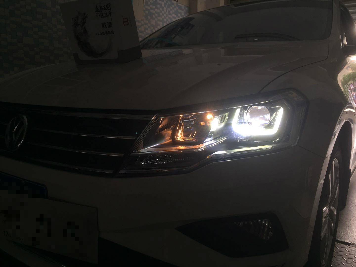 17捷达更换探陆泽欧派led透镜模组