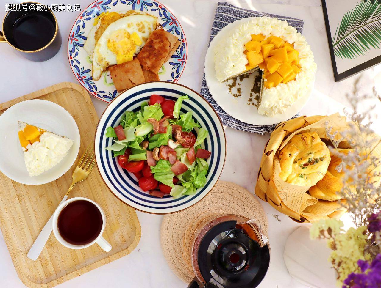 晒晒我家一周7天不重样的早餐摆满一大桌网友接地气又精致