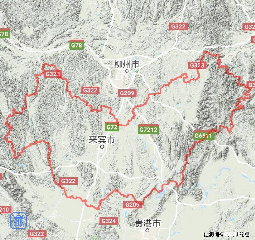 來賓市各地建成區排名最大是興賓區最小是金秀縣瞭解一下