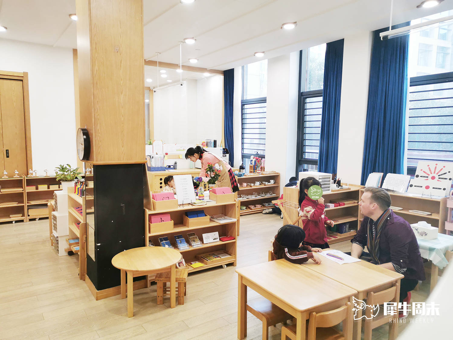 杭州初阳幼儿园,实探,一座蒙氏教育的博物馆,独有aim high教学课程