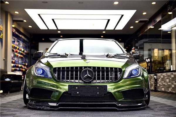 器李洋讲述奔驰a200改装空气悬架避震器低趴效果案例_搜狐汽车_搜狐网